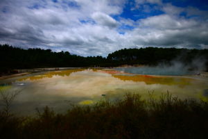 New Zealand - Waiotapu geyser